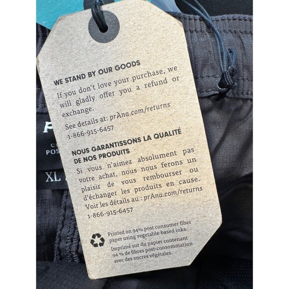 Prana Double Peak E Waist Size XL Mens Shorts Pockets 8” Inseam NWT - Picture 8 of 13